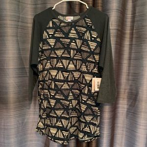 Lularoe randy shirt wize xl